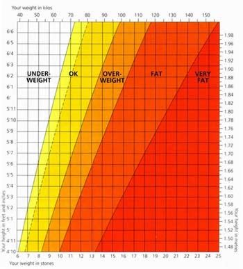 THE BEAUTY OF LIFE: healthy weight chart for women