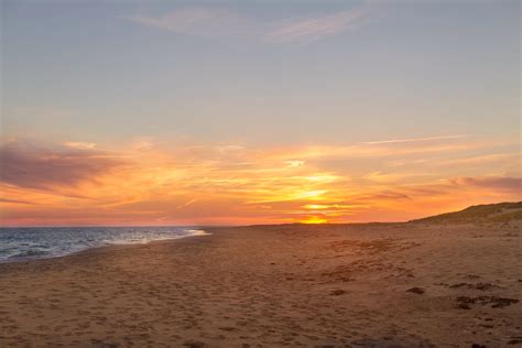 Beach Sunset Sand Royalty-Free Stock Photo