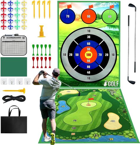 Amazon.com : Sticky Golf Pro Game 47PCS Set: Golf Chipping Game with ...