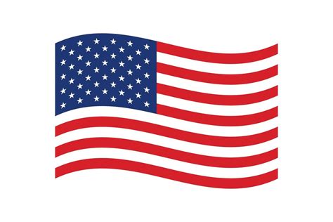 American flag vector illustration 15159452 Vector Art at Vecteezy