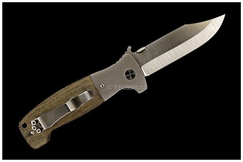 Ernie Emerson Custom Bolstered CQC-12 Waved | EBossHoss Knives