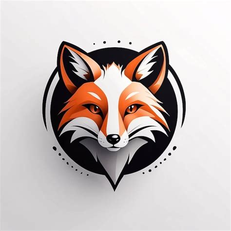 Premium Photo | Minimalist Sleek and Simple Fox Head Illustration Logo ...