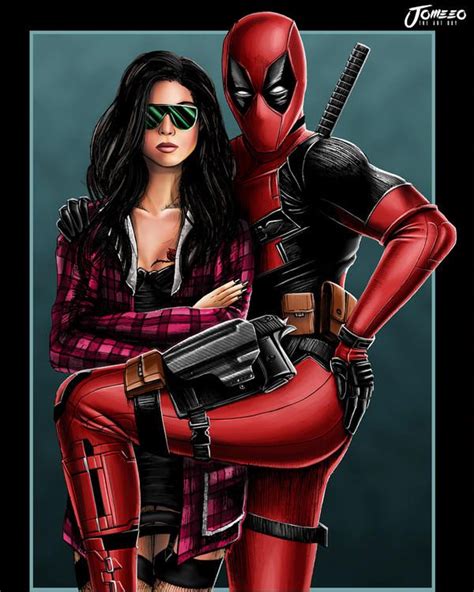 Deadpool and Vanessa by jomeeo on DeviantArt | Deadpool vanessa, Marvel ...