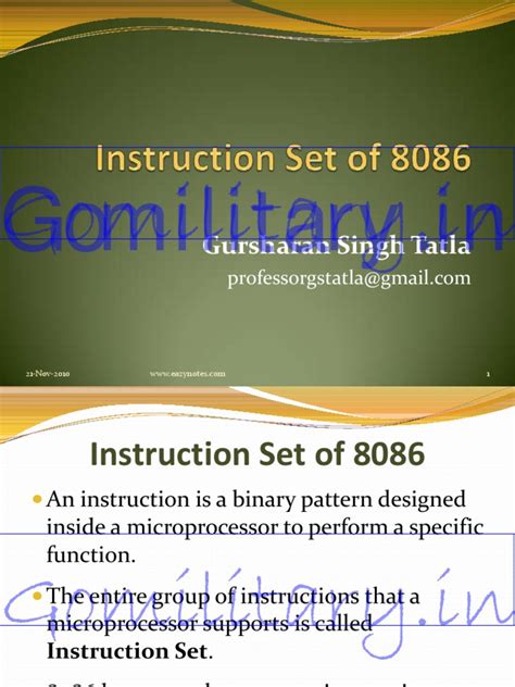 Instruction Set of 8086 | PDF | Binary Coded Decimal | Computer ...