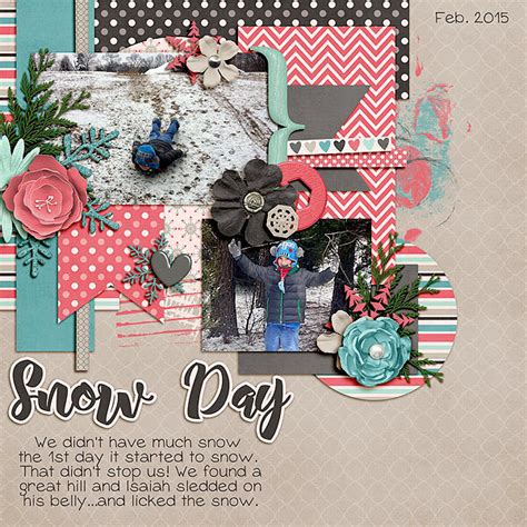 Snow Day - Project Idea - Scrapbook.com