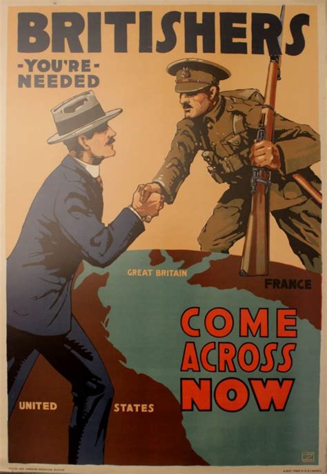 Original Vintage Posters -> War Posters -> Britishers You're Needed WWI ...