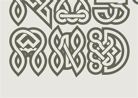 Typography - Celtic Revival :: Behance