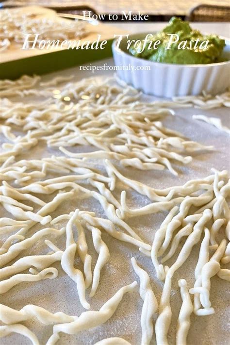 How to Make Homemade Trofie Pasta - Recipes from Italy