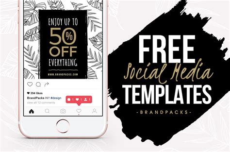 Free Social Media Templates Pack for Photoshop & Illustrator - BrandPacks