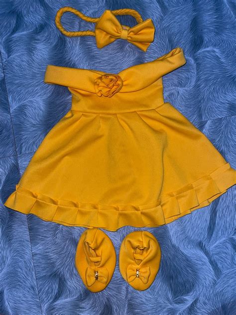 Disney Princess Belle Dress Set on Carousell