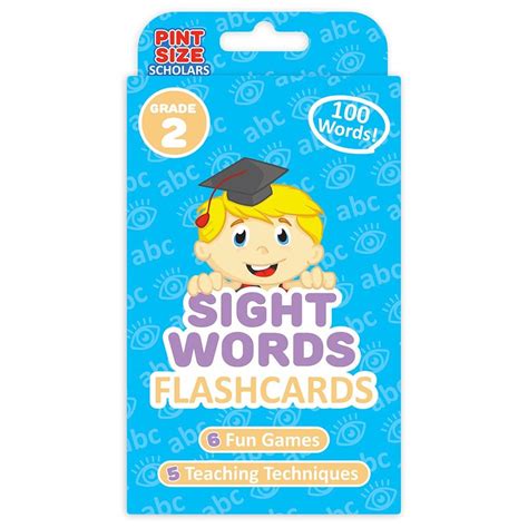 Sight Words Flashcards, Second Grade | EFLC-004