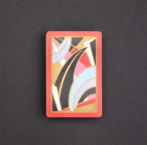 Art Deco Playing Cards Complete 1930s Vintage Deck by UncommonEye