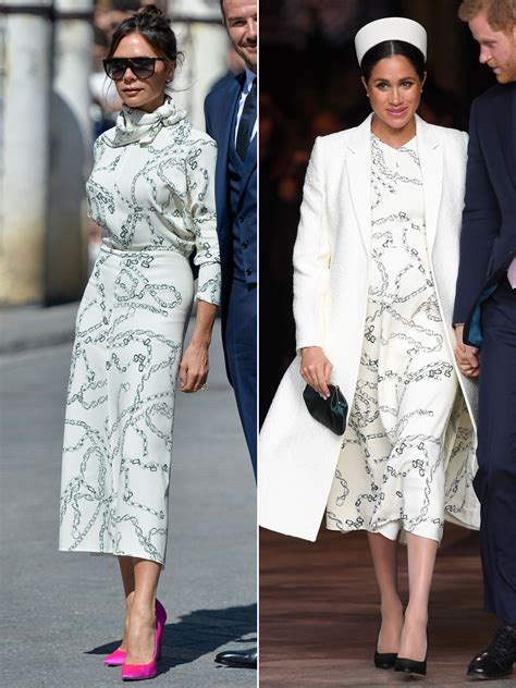 Victoria Beckham Wears Similar Dress as Meghan Markle for Wedding