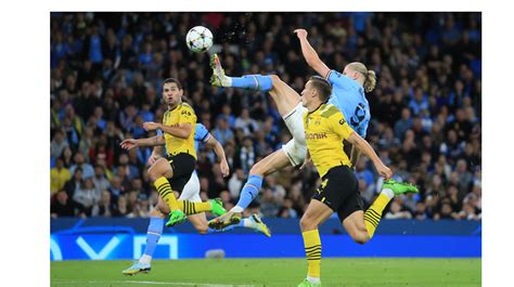 Man City beat Dortmund with late Haaland goal