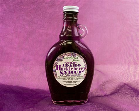 Wild Huckleberry Syrup | Larchwood Farms