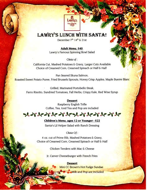 Menu | Lawry’s The Prime Rib Chicago | Lawry’s Restaurants, Inc