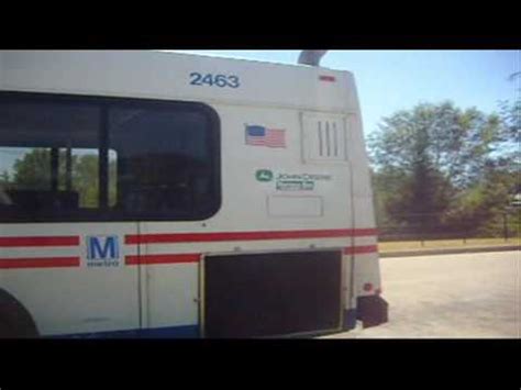 WMATA 2002 New Flyer C40LF #2463 John Deere Engine startup! - YouTube