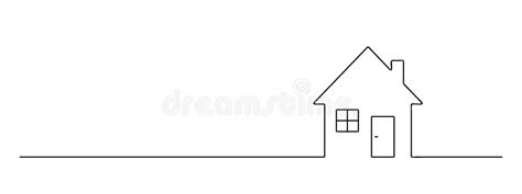 Cottage Continuous Line Drawing Stock Illustrations – 216 Cottage ...