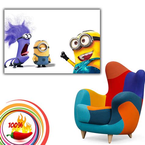 Minion Purple Funny Poster – My Hot Posters