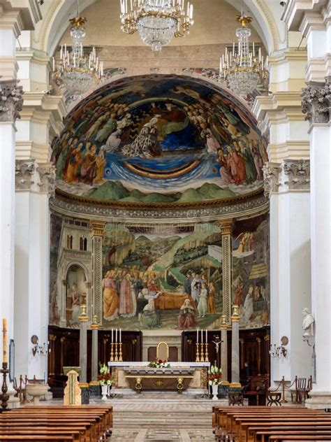 Cathedral of Spoleto stock image. Image of cathedral, city - 8396209