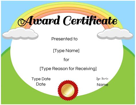 Free Certificate Templates For Kids – Calep.midnightpig.co for Free ...