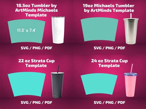 Template Bundle2 sublimation templates Tumbler wrap template | Etsy