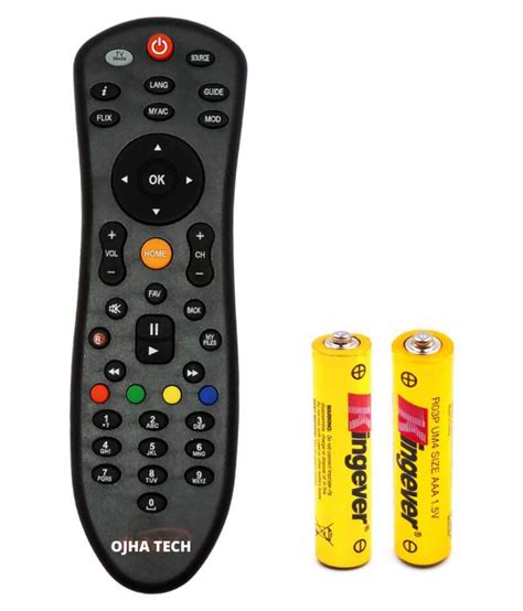 Buy Ojha Tech Dish tv Remote DTH Remote Compatible with Dish Tv settop ...