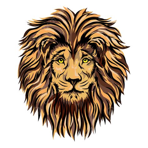 Lion Head Logo Vector PNG Images, Lion Head Vector Hand Drawing, Lion ...