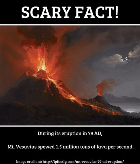 During its eruption in 79 AD, Mt. Vesuvius spewed 1.5 million tons of ...