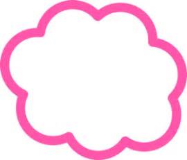 Pink Cloud Clip Art at Clker.com - vector clip art online, royalty free ...