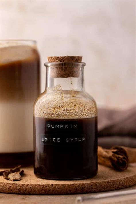 Pumpkin spice latte syrup - Starbucks inspired - Lifestyle of a Foodie