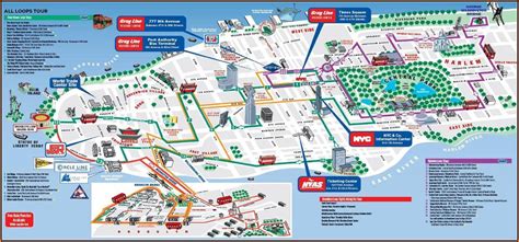 Hop On Hop Off Bus Nyc Map - map : Resume Examples #7qeYz4y28X