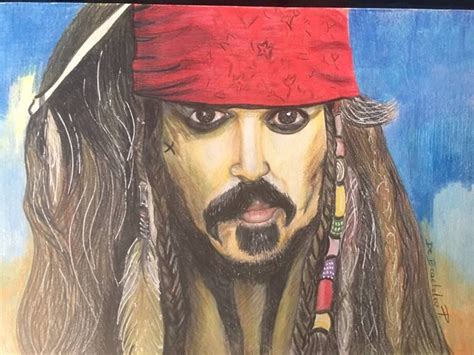 JACK SPARROW Drawing by Petra DeBraekeleer | Saatchi Art | Jack sparrow ...