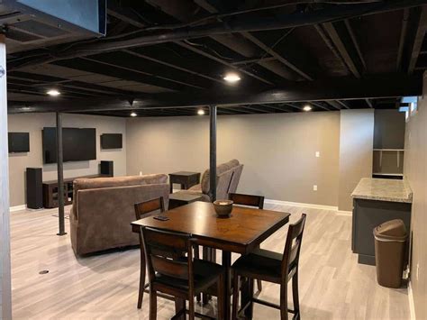 Basement Ceiling Ideas Black Design Ideas - Image to u