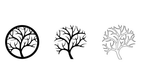 Tree vector icon. Nature trees vector illustration logo design ...