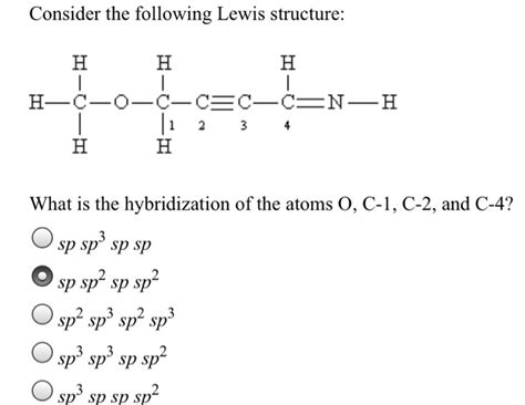 Solved Consider the following Lewis structure: What is the | Chegg.com