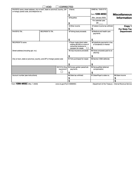 Free IRS 1099 Form - PDF – eForms