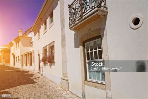 Cascais Narrow Streets In The Old Town Stock Photo - Download Image Now ...