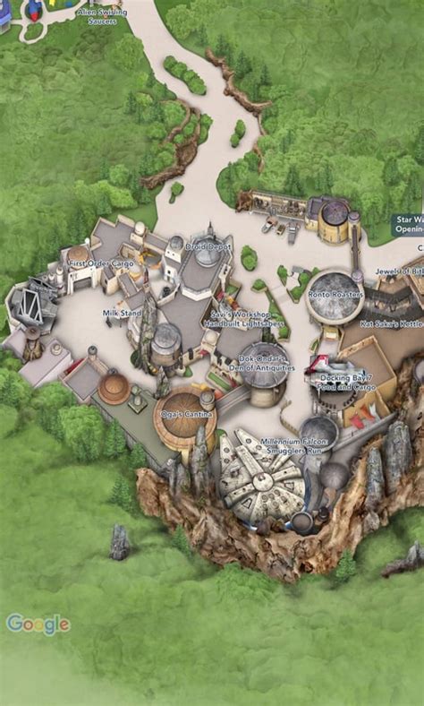 Star Wars Galaxy's Edge Map Now Available for Disney World