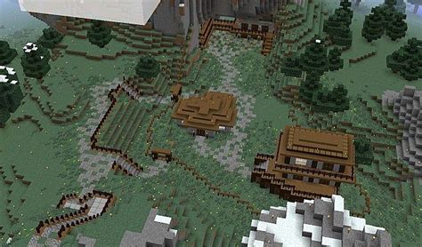 Minecraft Mountain Village Minecraft Map