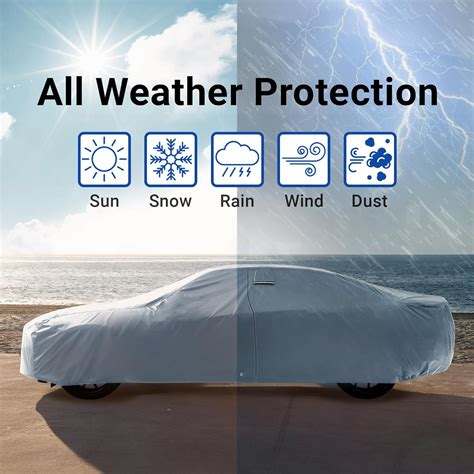 Premium Car Covers for Automobiles, Car Cover Waterproof All Weather ...