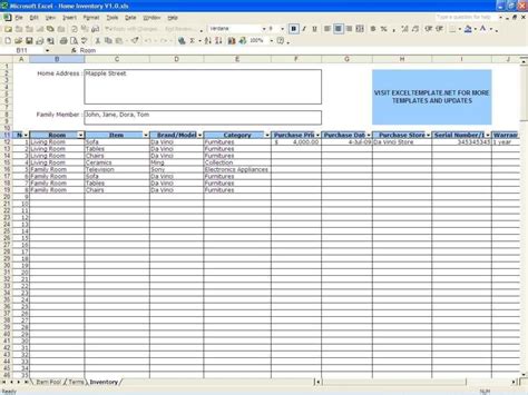 inventory control excel template free — excelxo.com