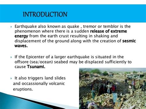 Earthquake ppt