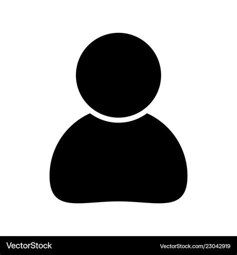 Simple human icon business design isolated Vector Image