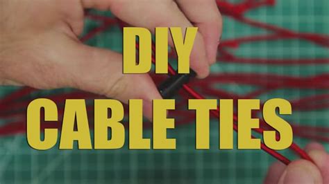 How to make cheap DIY cable ties