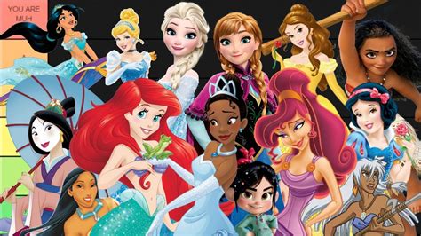 Complete List Of Disney Princesses