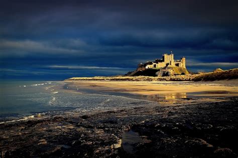 Bamburgh Castle Beach, Northumberland, England :: British Beaches