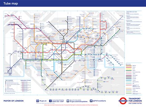 plan metro londres - ©Londres - Tout pour votre voyage à Londres