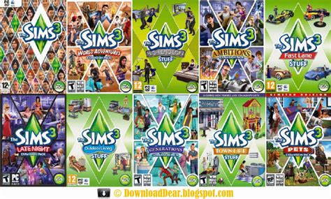 Sims 4 expansion packs - trainnibht