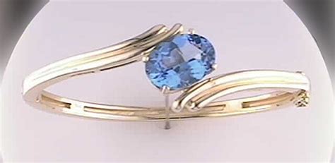 Blue Topaz Bracelet - Custom Jewelry Design